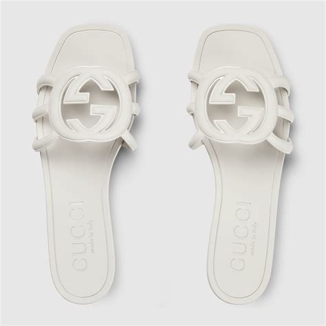 gucci pool slide sandals|women's interlocking g slide sandal.